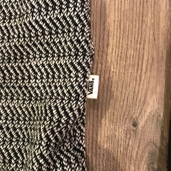 VANS Gray & Black Button Down Bomber Sweater - Picture 7 of 10